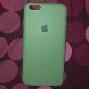 Mint Green Silicone Apple Case